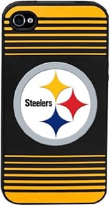 Forever Collectibles Pittsburgh Steelers Team Logo Silicone Apple iPhone 4 & 4S Case