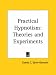 Practical Hypnotism: Theories and Experiments