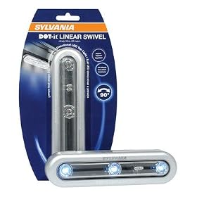 Sylvania 36051 Silver Linear Dot It Portable LED Light, Silver
