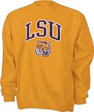 LSU Tigers Gold Tackle Twill Crewneck Sweatshirt