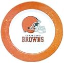 Cleveland Browns 4 Piece Dinner Plate Set