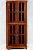 Craftsman Corner Four-door Cabinet W/glass Doors