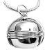 Large and Heavy Sterling Silver 4 Panel Photo Ball Locket Pendant