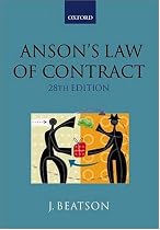 Anson's Law of Contract