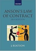 Anson's Law of Contract
