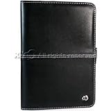 Nook Barnes and Nobles Electronic eBook Reader BLACK LEATHER Mini-Note PC NETBOOK Carrying POUCH CASE Cover Sleeve