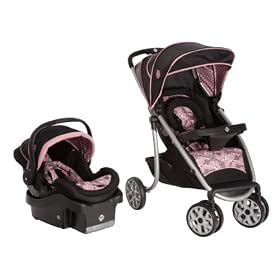 Safety 1st SleekRide LX Travel System, Vintage Romance