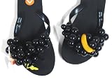 hotflops ホットフロップス ブラック×ブラック グレープ［M～約25.5cm）］