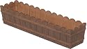 Emsa 952501400 Blumenkasten 50 cm holzbraun COUNTRY