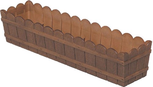 Emsa 952101400 Blumenkasten 100 cm holzbraun COUNTRY Preisvergleich