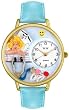 Whimsical Watches Unisex Nurse Angel Gold Watch G0620030