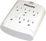 Philips GBL6 6-Outlet Household Surge Protector