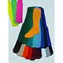 Heavyweight tube-sock for athlete's, ADULT size in 21 colors