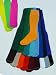 Heavyweight tube-sock for athlete's, ADULT size in 21 colors
