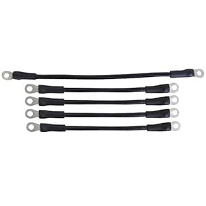 EZGO TXT 94-Up Medalist/TXT Golf Cart Battery Cable Set (4 Guage)