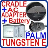 Eurus USB / AC Desktop Cradle Sync & Charger + 850mAh Battery for Palm Tungsten E PDA
