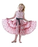 Poesia Red Peacock Dress