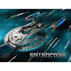 Click here to buy Star Trek Enterprise NX-01 Electronic Starship Battle Damaged.