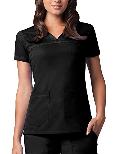 Grey's Anatomy ''Grey's Anatomy' 3 Pocket V-Neck Tonal Stitch Scrub Top' Scrub Top