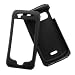 GTMax Black Rubber Soft Silicone Skin Cover Case for Sprint Samsung Moment M900 CDMA Cell Phone