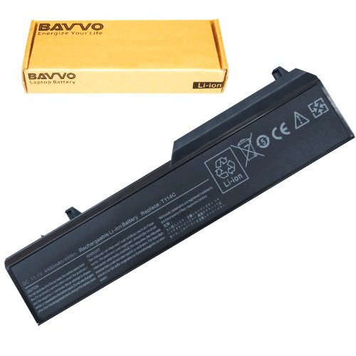 Bavvo 6-cell Laptop Battery for Dell Vostro 1310,1320,1510,1520,2510,PN: 0N241H,312-0724,312-0859,451-10586,451-10655,K738H,N950C,T114C,U661H