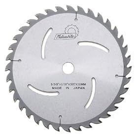 Matsushita MS53836CB 5-3/8\" x 36 Tooth Thin Kerf Combination Carbide Circular Saw Blade