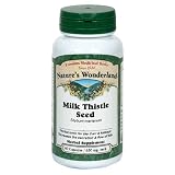 Nature's Wonderland Milk Thistle Seeds Herbal Supplement Capsules, 650 mg, 60-Count Bottles (Pack of 3)
