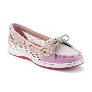 Sperry Top-Sider Womens 'Angelfish Slip-On' Boat Shoe,Rose Open Mesh,US 8.5