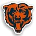 Chicago Bears 12 Logo Car Magnet