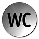 Blomus 68151 Türschild "WC" SIGNO