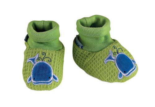 Childrens Toyshop  Toys : Aquatopia Cosy Cuddles Baby Booties - Ages 0-12mths Whale