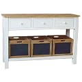 Anrichte Sideboard Tisch braun wei� Holz Landhaus