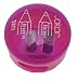 Pink Dome Plastic Container Sharpener
