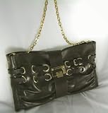 Jimmy Choo - Jimmy Choo Handbags (Brown) Leather Large Rio Clutch