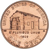 PRESALE 2009 Lincoln Cent Penny Coin Log Cabin Full Roll - 50 Uncirculated Coins - PRESALE