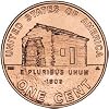 PRESALE 2009 Lincoln Cent Penny Coin Log Cabin Full Roll - 50 Uncirculated Coins - PRESALE