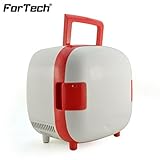 ForTech Portable Mini car Fridge Cooler and Warmer White