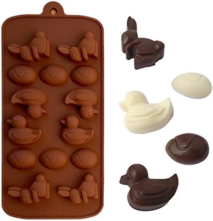Egg Easter Rabbit Duck Shape Chocolate Silicone Mold Baking Cake Decoration Mould