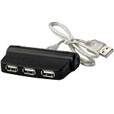 Daffodil UHB01 Slim 3 port UBS hub with ps/2-USB adapter Keyboard/Mouse