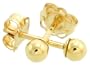 14k Yellow Gold 3mm Ball Stud Earrings