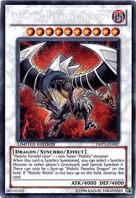 Yu-Gi-Oh! - Malefic Paradox Dragon (YMP1-EN007) - 3D Bonds Beyond Time Movie Pack - Limited Edition - Secret Rare On Sale