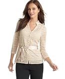 Alfani Lacy Satin-Belt Blouse & Camisole