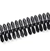 Czech Glass 3 X 10mm Dagger Spear Jet Black (50 Beads)