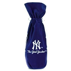 New York Yankees MLB Drawstring Velvet Bag (14")