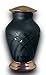 Star Legacy Hand Cut Art Glass Keepsake with velvet Gift Box, Black Glass with Silver Finish, Keepsake