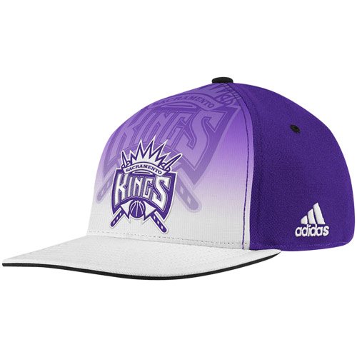 NBA adidas Sacramento Kings Youth Purple-White 2011 Official Draft Day Flex Hat