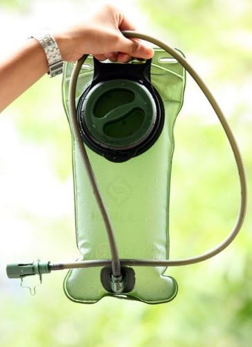Portable TPU Professional Foldable Waterbag 2L for Camping, Hiking and Cycling Green
