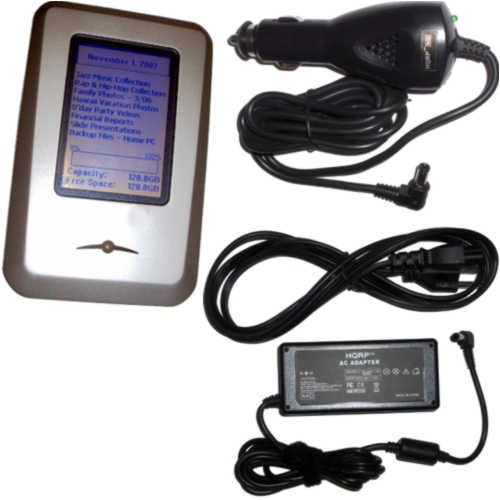 HQRP Expansion KIT(AC Adapter, Car Charger, External Slim HDD) for Lenovo S9 / S9e / S10 / S10e Netbook / Subnotebook