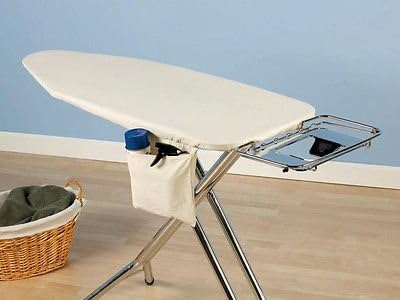 48 - 49 x 18 WIDE TOP IRONING BOARD Cover &amp; Pad Natural FREE PRESSING PAD Ship from USA
