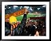 Soccer Fans at Roma Vs Ajax Amsterdam Match at Champions League Game Stadio Olimpico, Rome, Italy Lonely Planet Collection Framed Art Poster Print by Martin Moos, 49x39